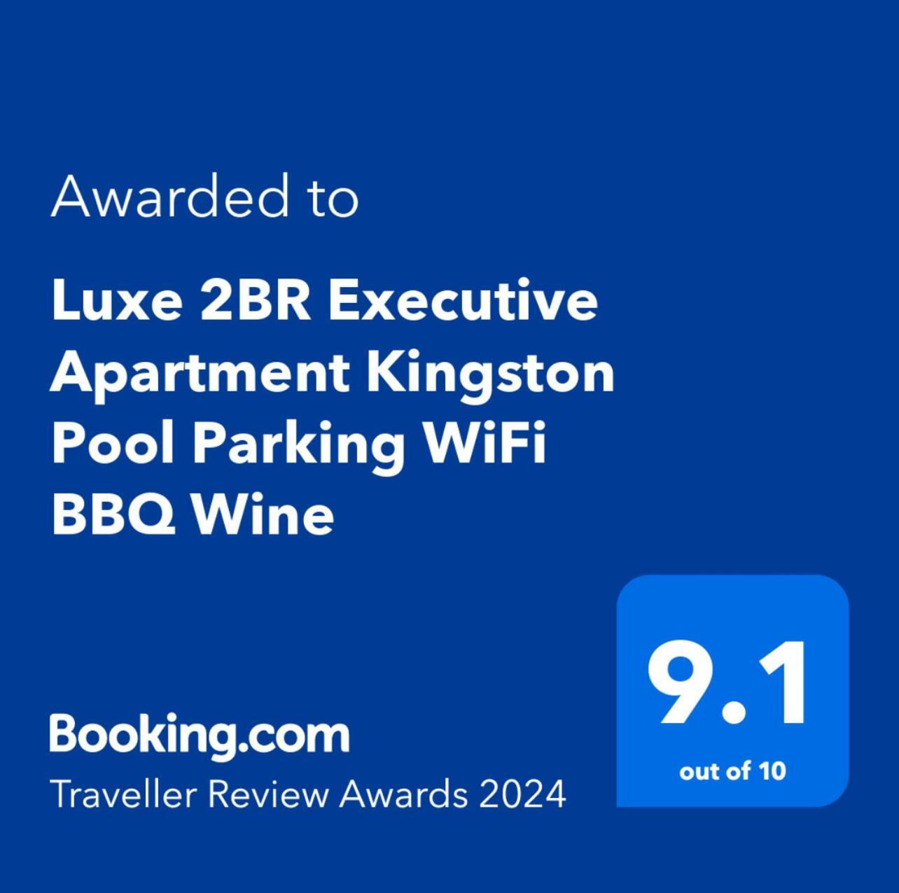 Luxe 2Br Executive Apartment Kingston Pool Parking Wifi Bbq Wine Екстериор снимка